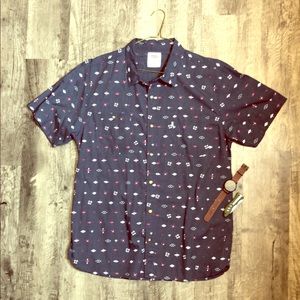 Levi’s Men’s Dark Blue “Western” Dress Shirt